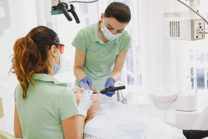 Two nurses working